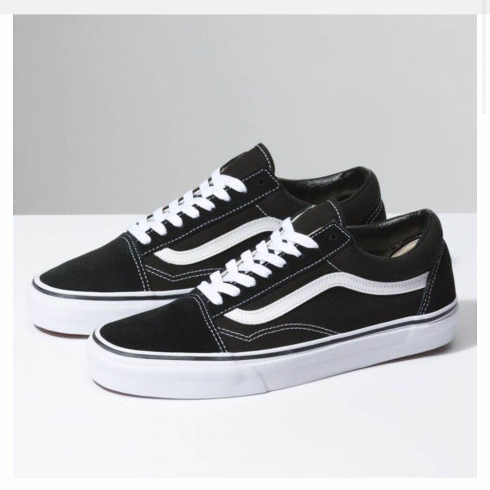 black old skool vans